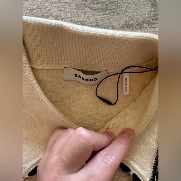 Sandro infinity cropped cardigan - Picture 3 of 8